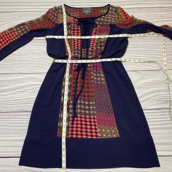 Anthropologie Maeve Blue Rosalie Peasant Dress - Picture 4 of 14